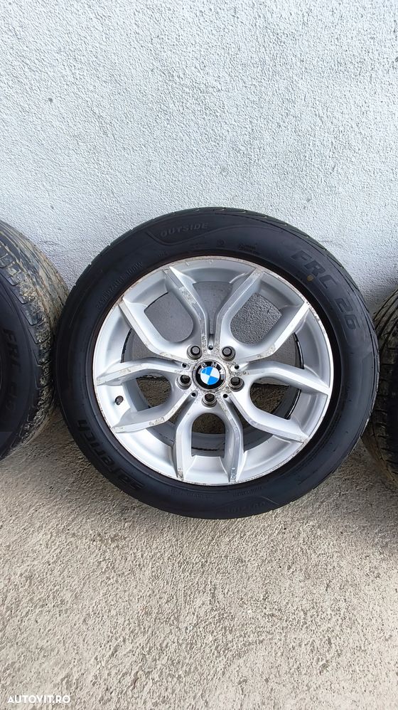 Set jante BMW Style 308  X3 F25 X4 F26 18 x8 J ET43 cu anvelope vara245/50/18 - 4