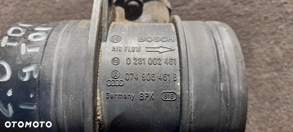 PRZEPŁYWOMIERZ VW SKODA AUDI VOLKSWAGEN 2.0 TDI 0281002461 074906461B
