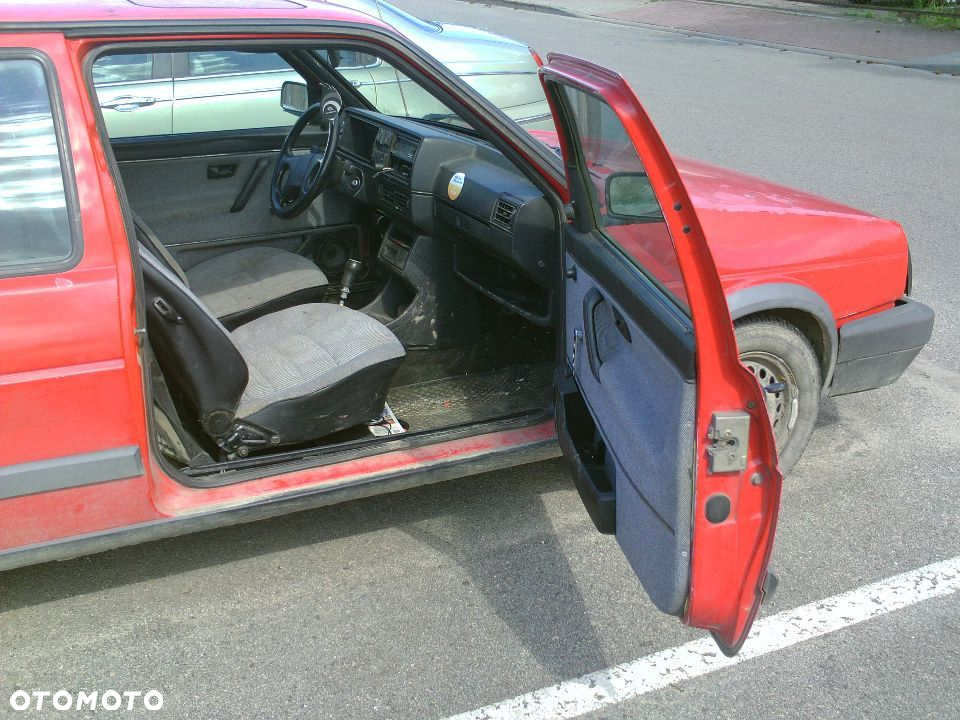 Vw golf 2 II na czesci3d 1,6benz,maska blotniki drzwi pas dywany kokpit lampy,szyby,belka instalacja - 6