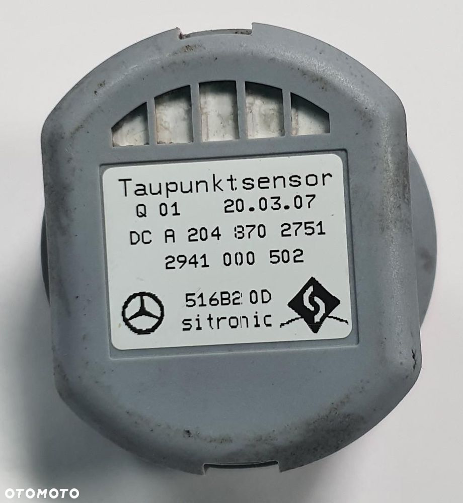 SENSOR DESZCZU MERCEDES ML W164 A2048702751 - 1