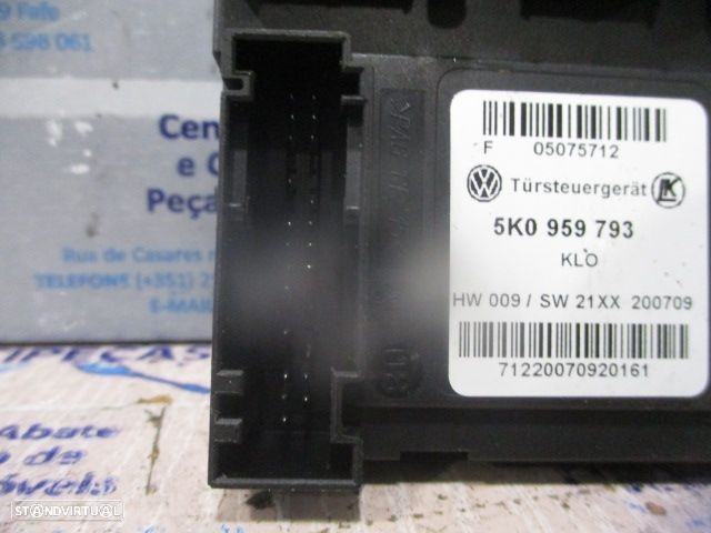 Motor Elevador Vidro 5K0959793A  5K0959701D  7746021001 VW GOLF 6 2009 1.4 80CV 5P CINZA FE - 5