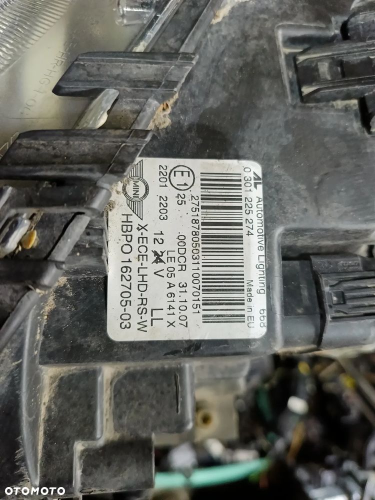 Lampa Przód Lewa prawa Bi Xenon Mini Cooper R55 R56 R57 R58 R59 Europa - 11