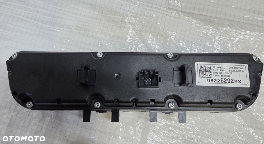 PANEL NAWIEWU KLIMATYZACJI OPEL CROSSLAND X 17- 98226292YX - 5
