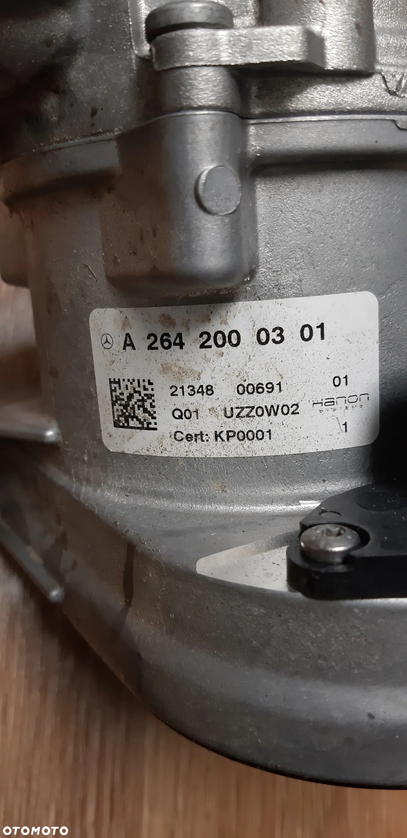 Dodatkowa pompa wody A2642000301 Mercedes W213 polift 2022r. 2.0CGi - 6