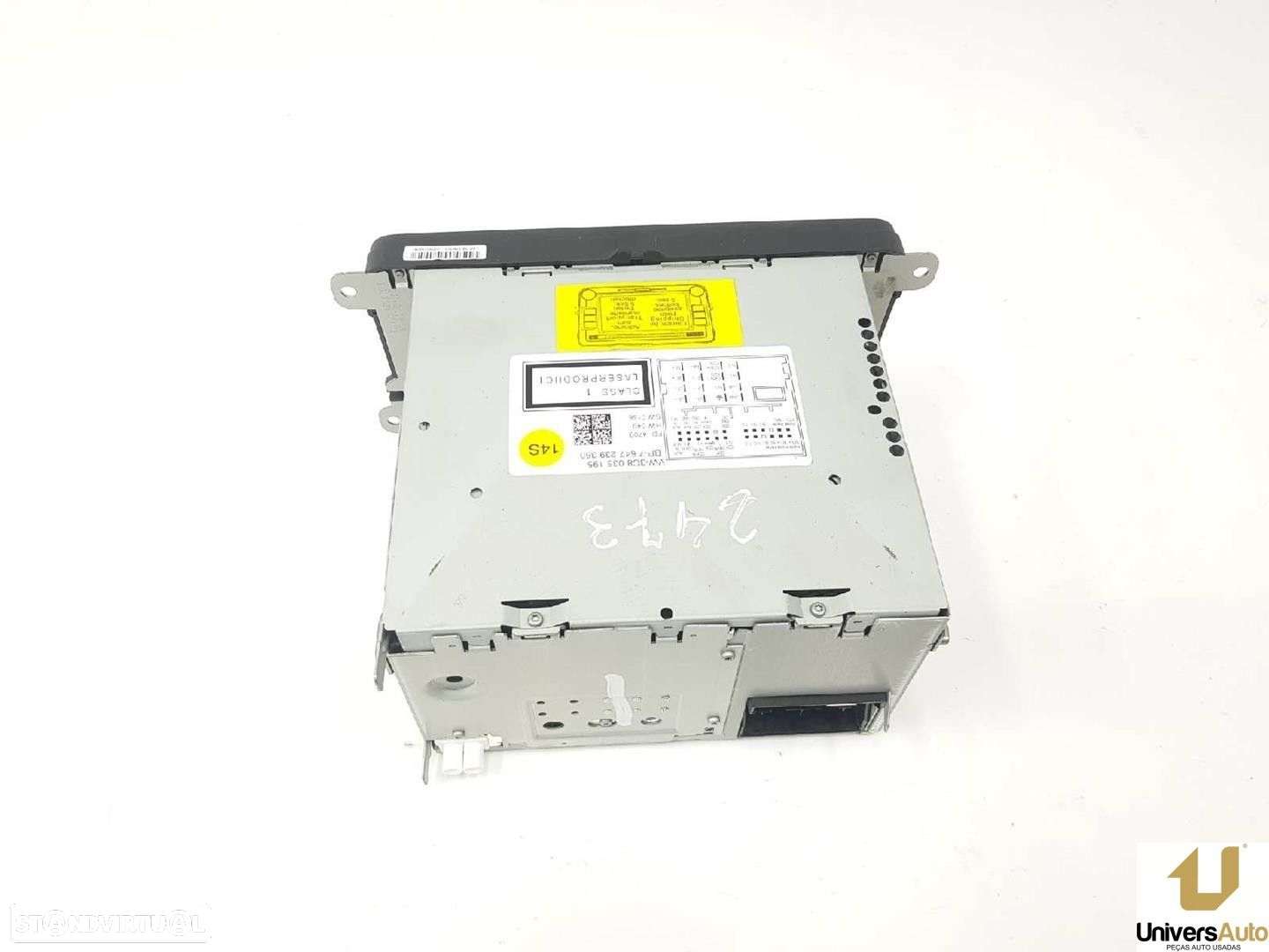 SISTEMA AUDIO / RADIO CD VOLKSWAGEN SCIROCCO 2010 -3C8035195 - 3