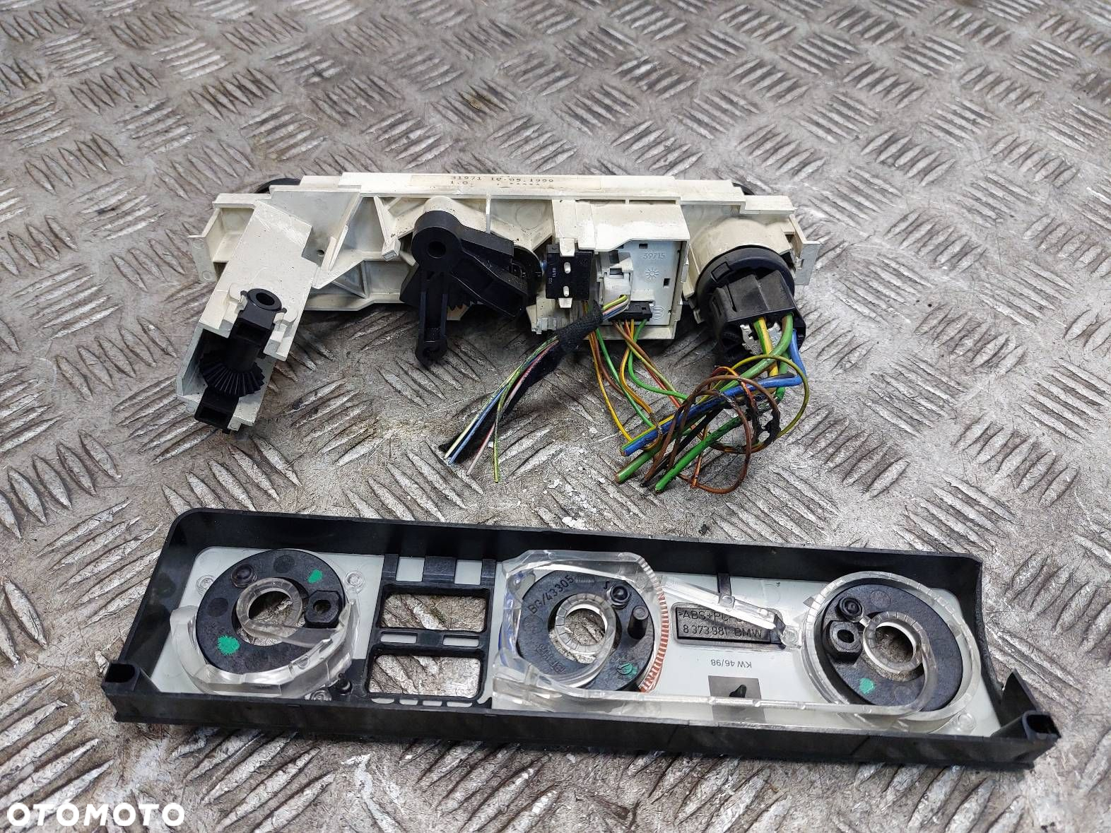 PANEL NAWIEWU POKRĘTŁA BEZ KLIMATYZACJI BMW E46 8373960 8373981 - 5