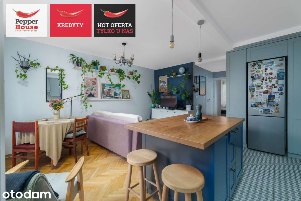 53,4 m²-3 pokoje po remoncie-dwustronne mieszkanie