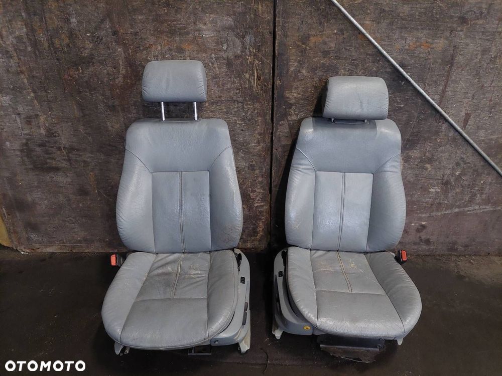 KOMPLET FOTELI L/P PRZÓD + KANAPA + BOCZKI BMW E39 LIFT KOMFORTSITZE ŁAMANE - 8
