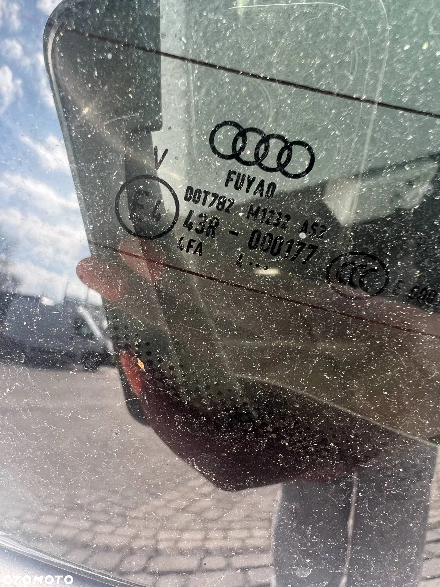 Szyba tył tylna Audi Q5 SQ5 2014 - 2
