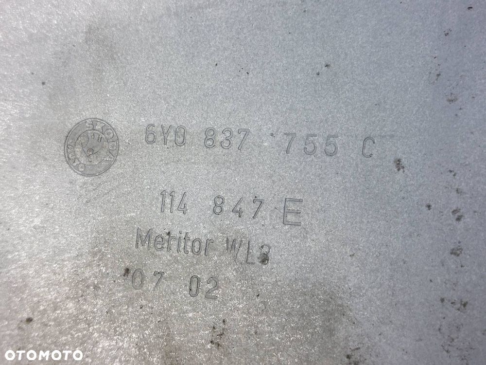 MECHANIZM PODNOŚNIK SZYBY LEWY PRZÓD MODUŁ FABIA I 6Y1837751J 6Q1959801 - 6