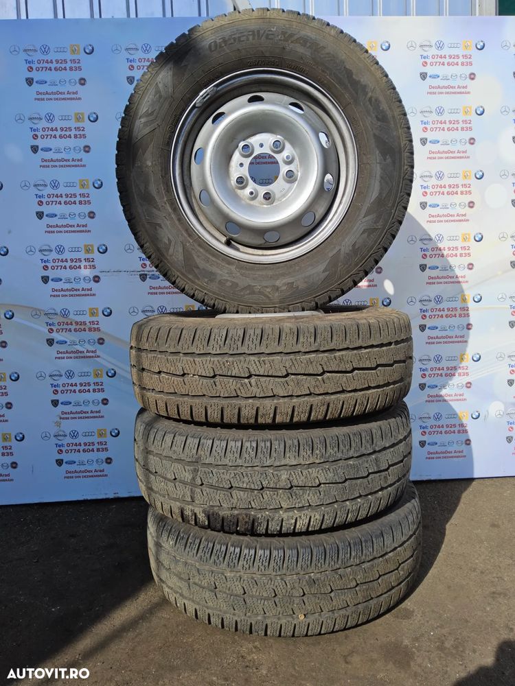 Jante cu anvelope Fiat Ducato Peugeot Boxer Citroen Jumper r15c 215/70/r15c jante cu cauciucuri - 2