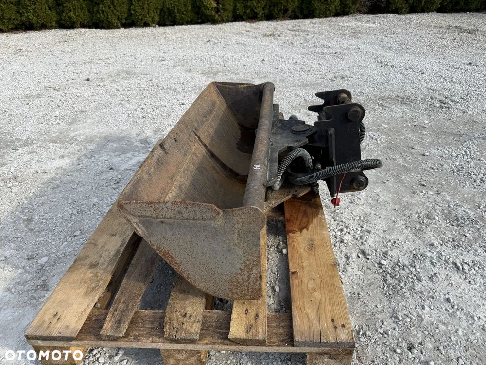 ŁYŻKA SKARPOWA SKARPÓWKA HYDRAULICZNA 120CM LEHNHOFF MS01 MS 01 KOPARKI MINIKOPARKI JCB HITACHI YANMAR BOBCAT CAT KUBOTA - 9
