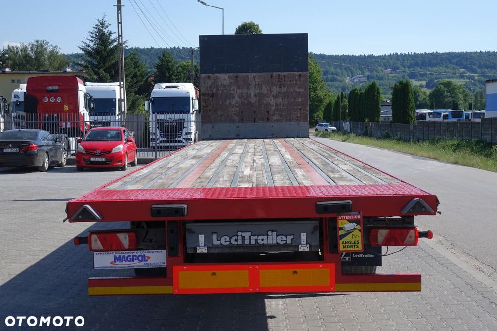 LeciTrailer PLATFORMA / MEGA / OSIE SAF / PODŁOGA WZMACNIANA - SZYNA-DESKA - 6