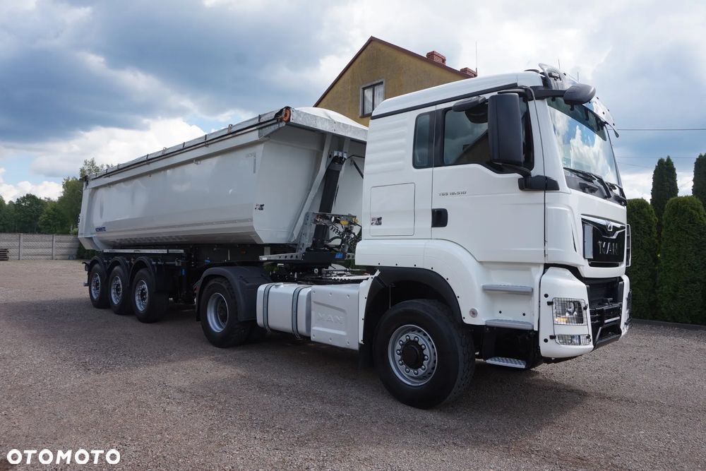 MAN TGS 18.510 4x4 HYDRODRIVE + SCHMITZ GOTHA STALOWA 28 m3. - 2