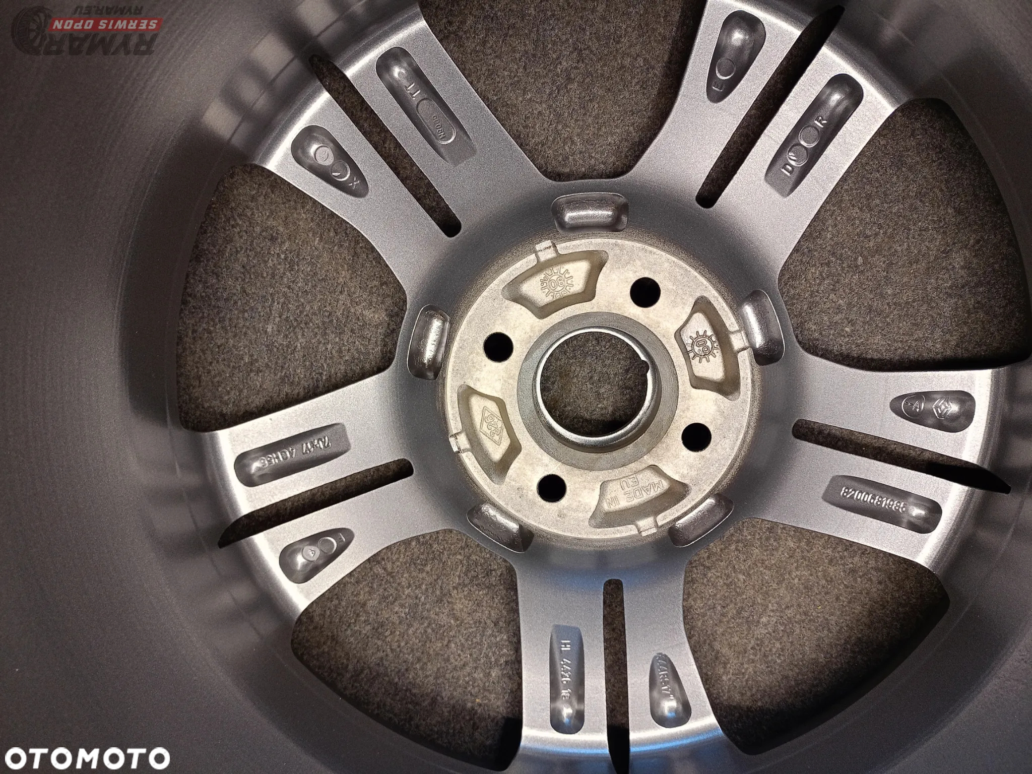 ŚLĄSK ALUFELGI 7X17" 4x100 ET55 ORYGINAŁ RENAULT TWINGO II RS KOMPLET - 6
