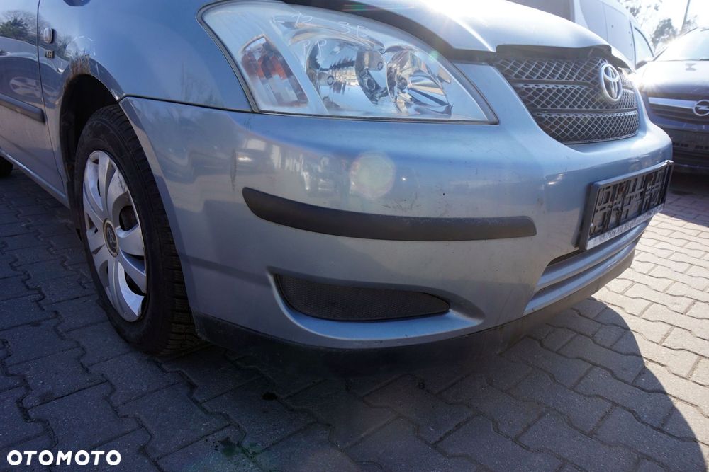 MASKA ZDERZAK BŁOTNIKI LAMPY COROLLA E12 8Q3  TOYOTA 2001-2004 SREBRNY PRZÓD KOMPLETNY - 6
