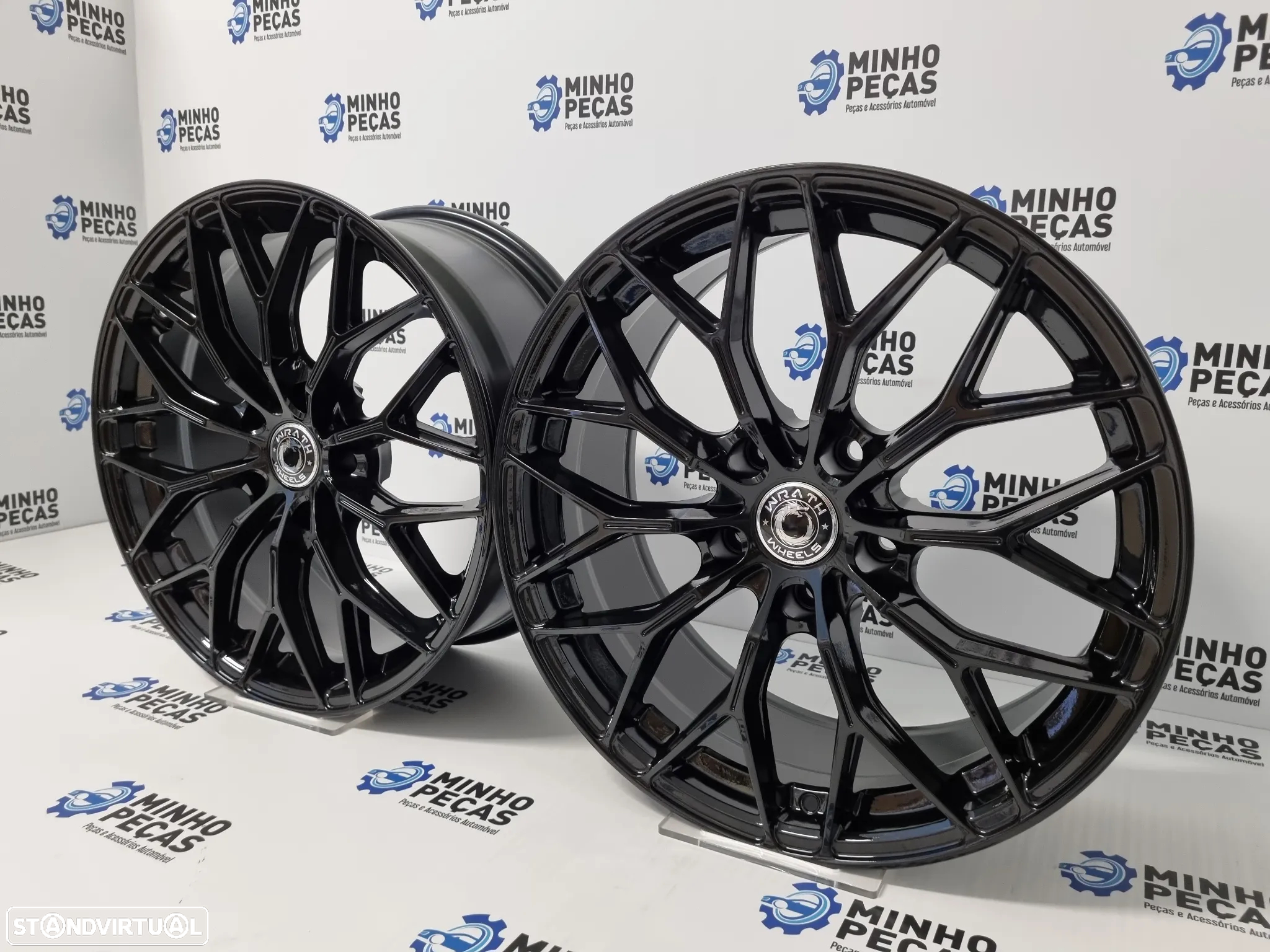 Jantes Wrath (WF-16) em 18 (5x120) Preto Brilho - 2