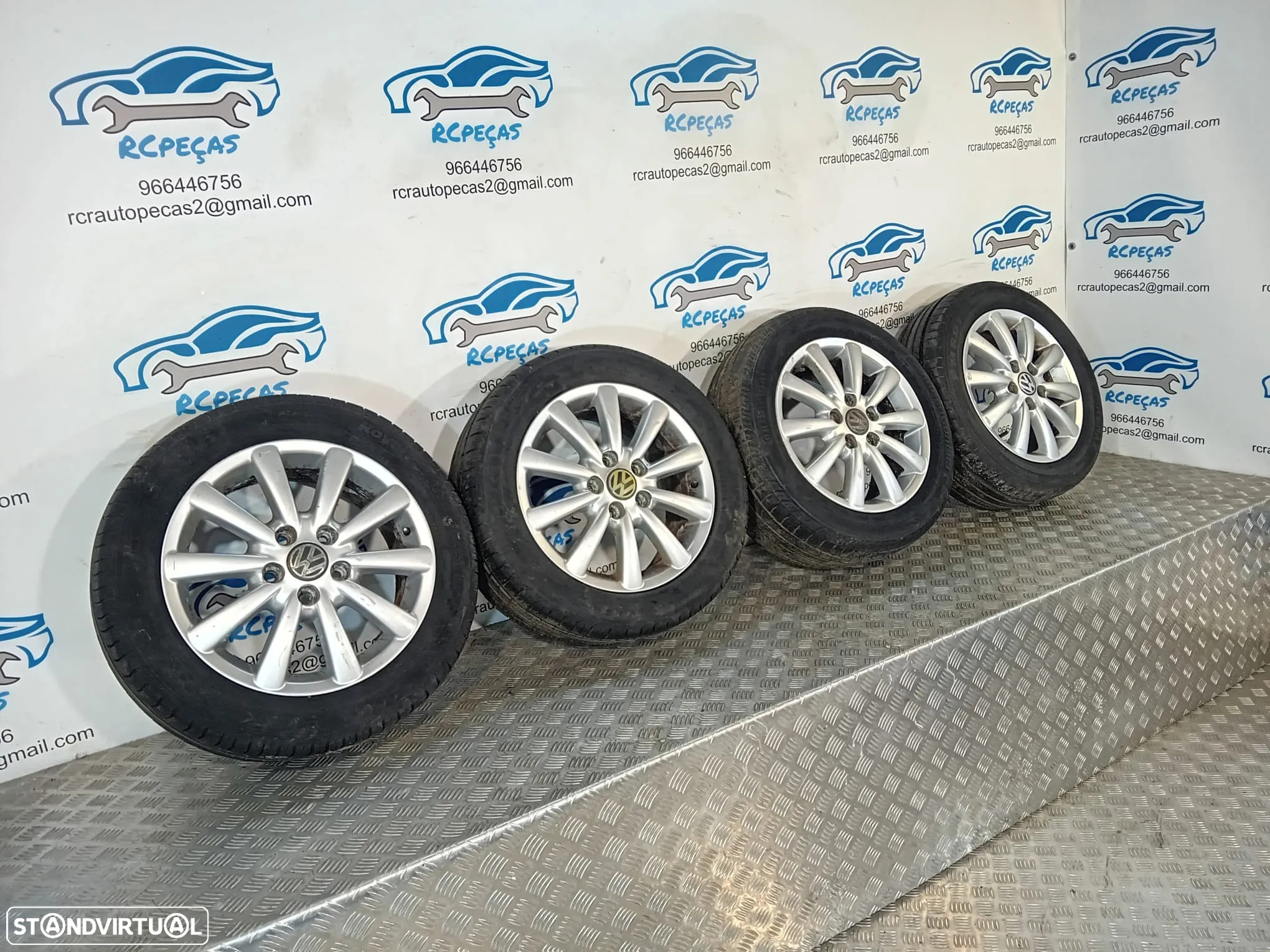Jantes 17 Originais VW Sharan 7M3601025G 7J 16 ET59 - 3