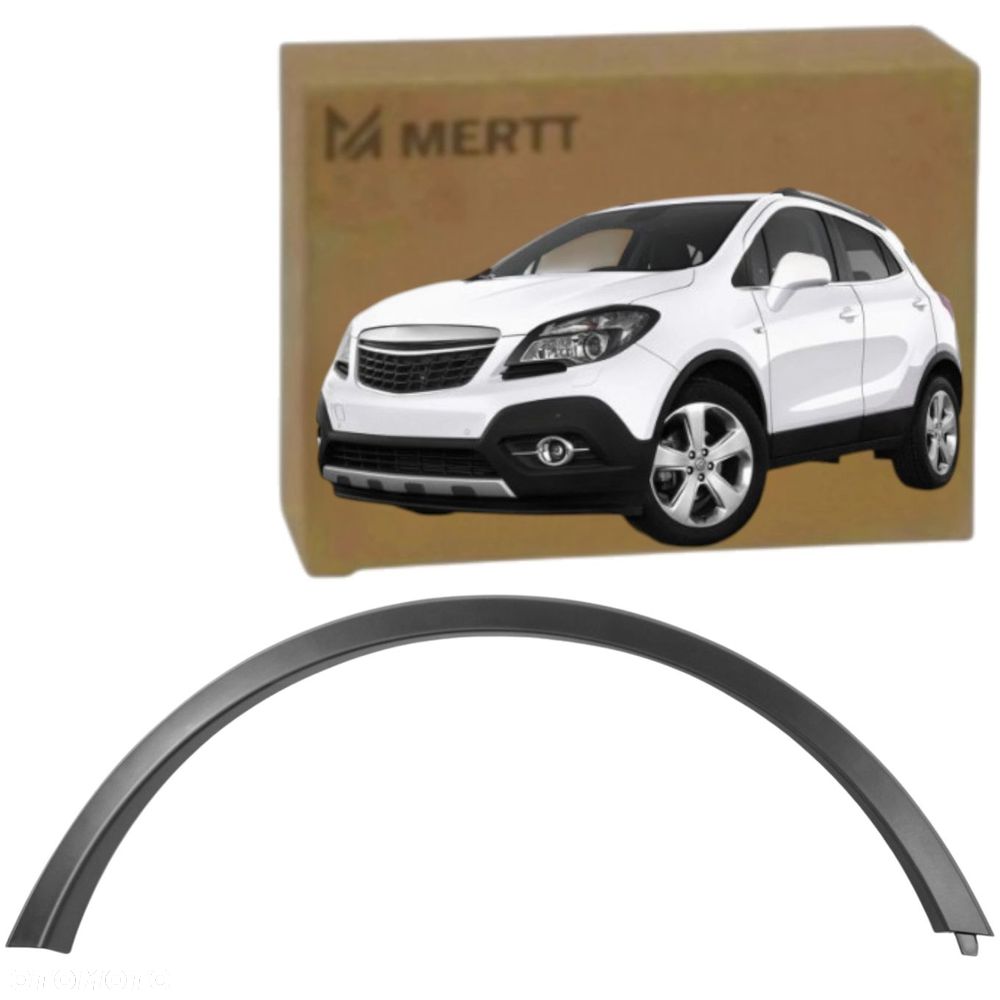 NAKŁADKI LISTWY BŁOTNIKÓW PRZÓD PRAWA LEWA OPEL MOKKA 2012 - 2016 KOMPLET - 2