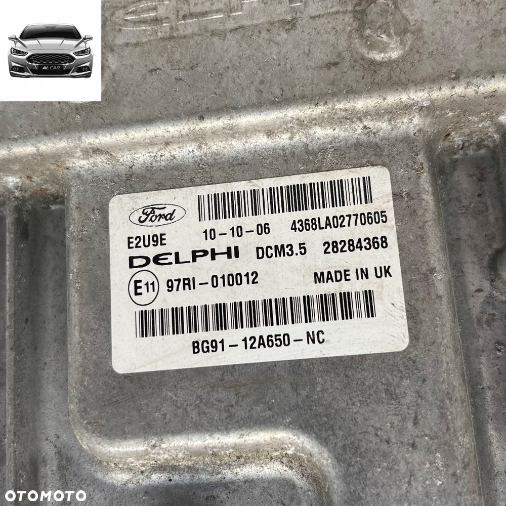 STEROWNIK SILNIKA 2.0 TDCI EURO 5 FORD S-MAX MK1 BG91-12A650-NC - 2