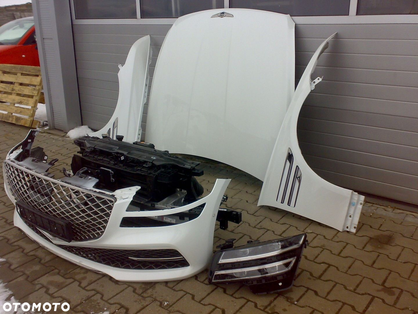 GENESIS G80 2021 2022 2023 WZMOCNIENIE PAS CHŁODNICE CHŁODNICA BELKA PRZÓD - 2