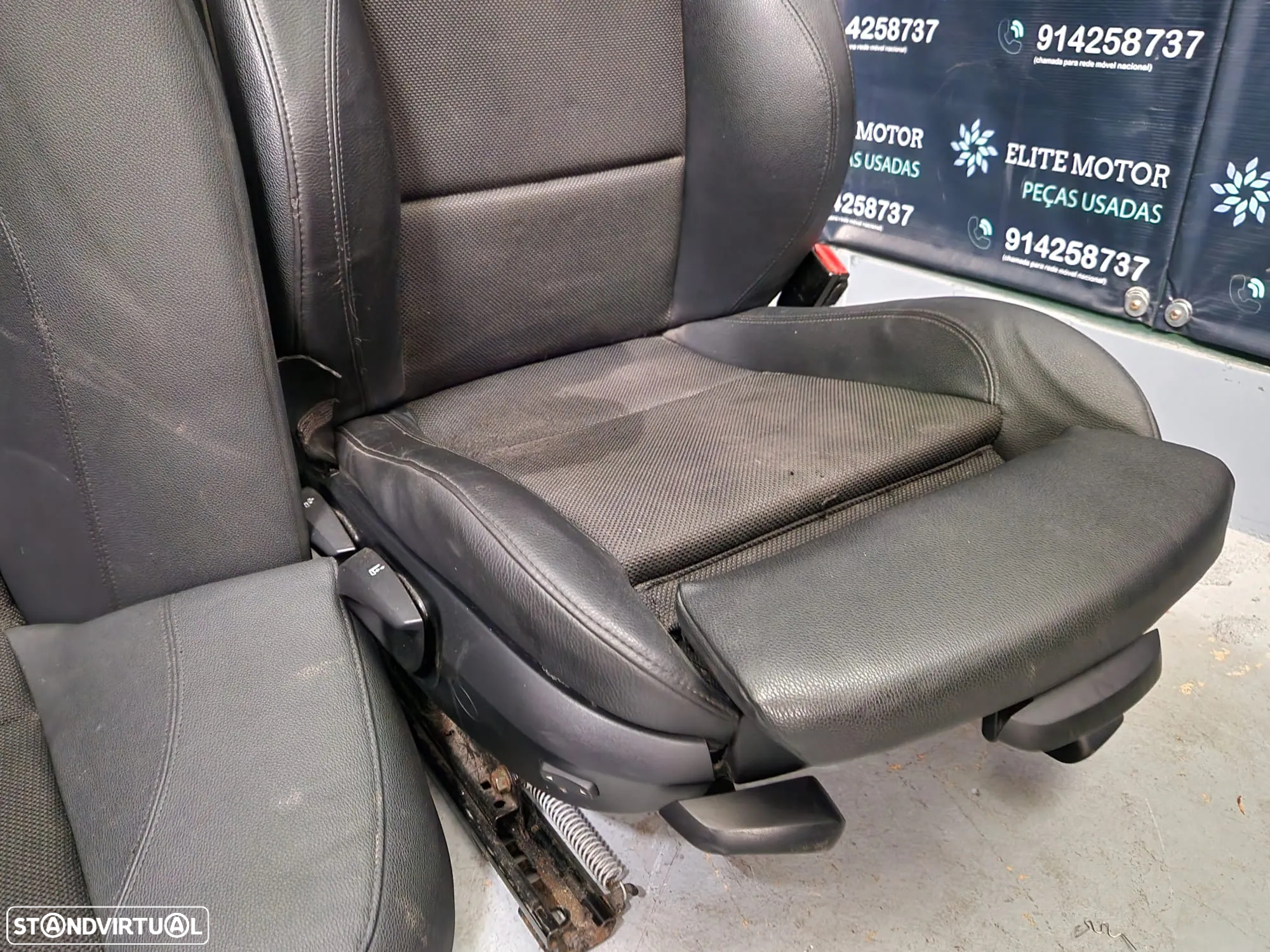 Jogo de bancos usados BMW SERIE 1 PACK M E87 E81 5 PORTAS PELE TECIDO - 10