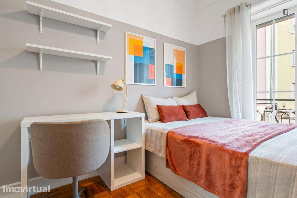 Quarto - localizado em Alvalade Lisbon - Grande imagem: 5/18