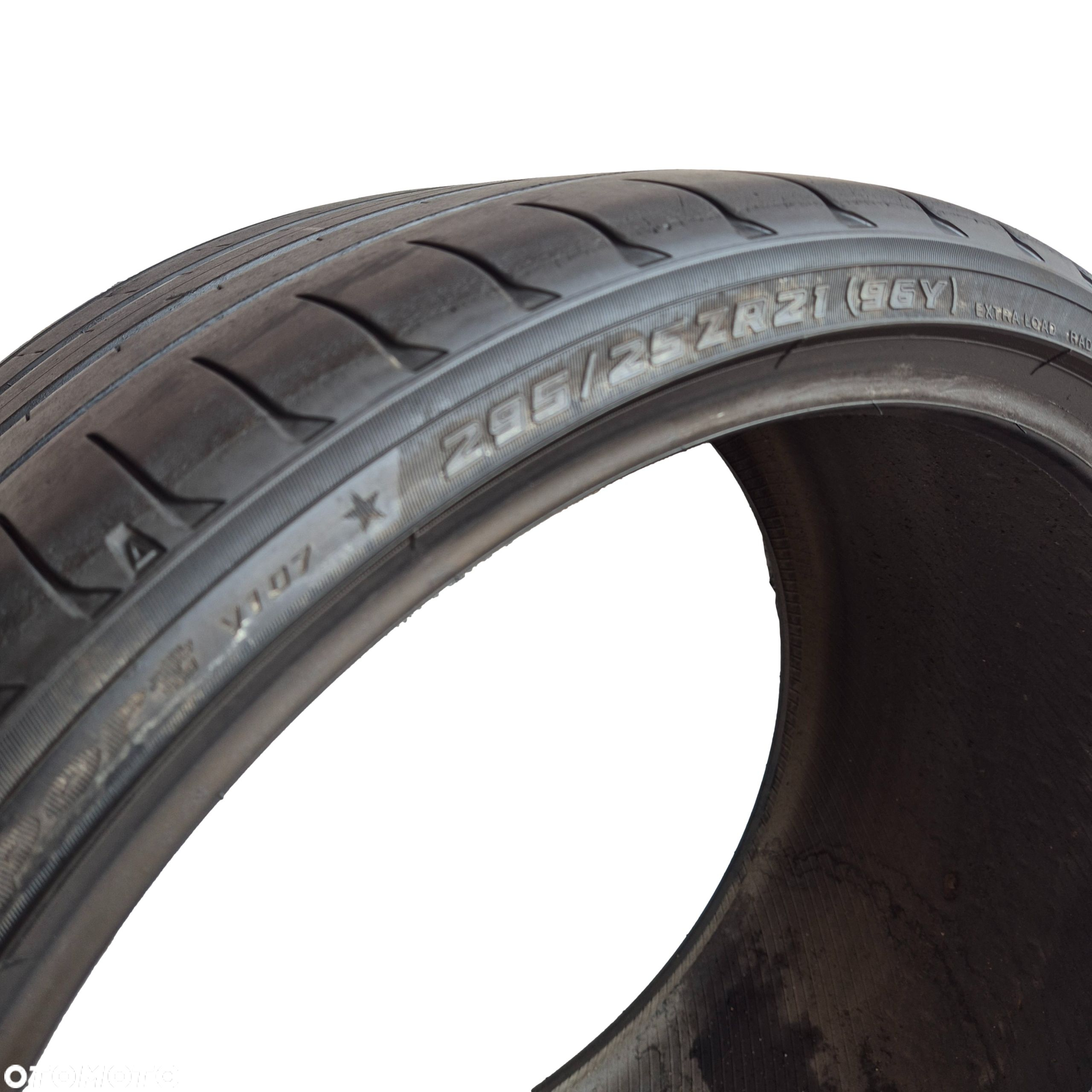 Yokohama advan sport V107 295/25 ZR21 96Y 6-6.5mm 2021 - 3