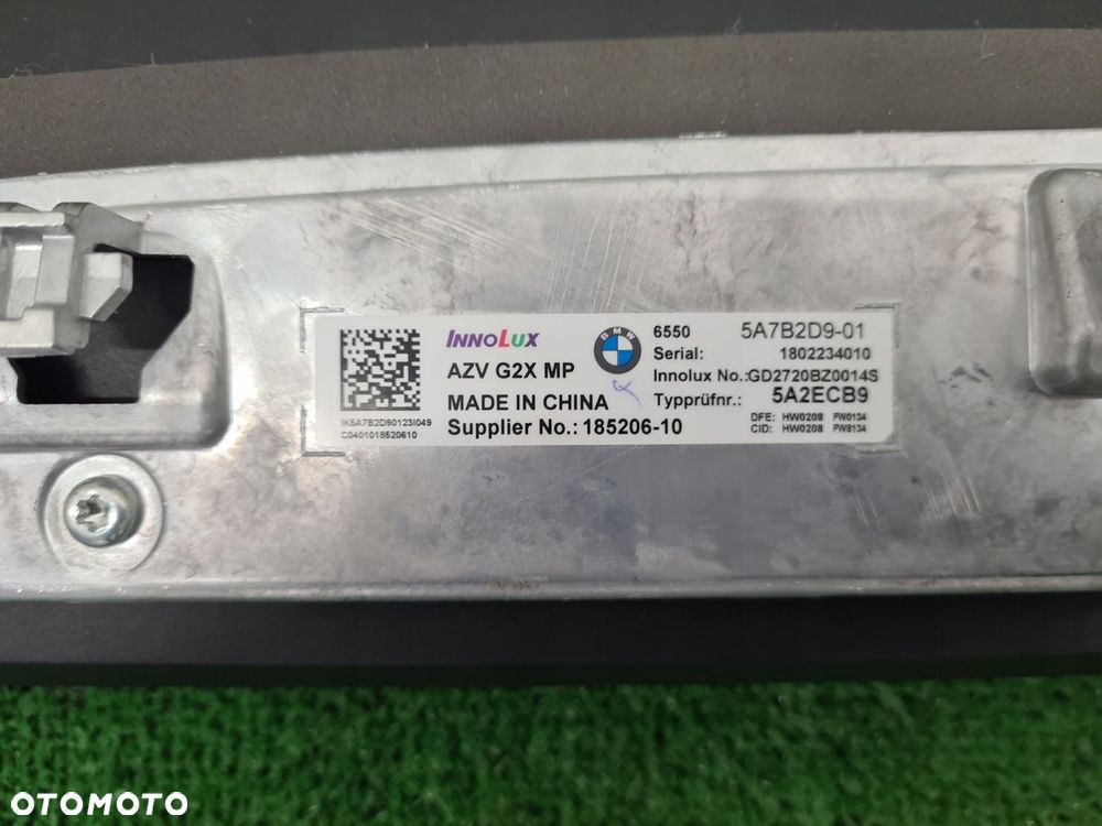 BMW 3 G20 MONITOR NAWIGACJI LICZNIK 5A7B2D9 - 4