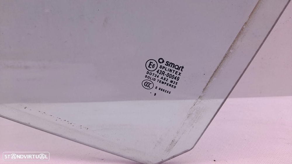 Vidro porta frente esquerda SMART ForTwo Coupé (451) - 2
