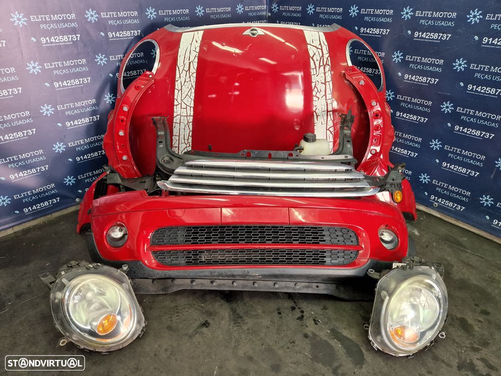 Frente completa usada MINI ONE D R56 capot parachoques oticas guardalamas R55 R57 - 3