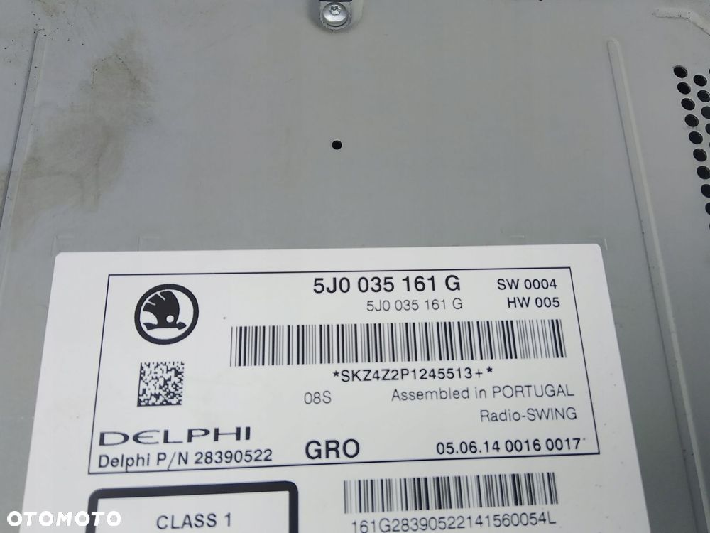 radio skoda fabia ii lift 5j0035161g - 3