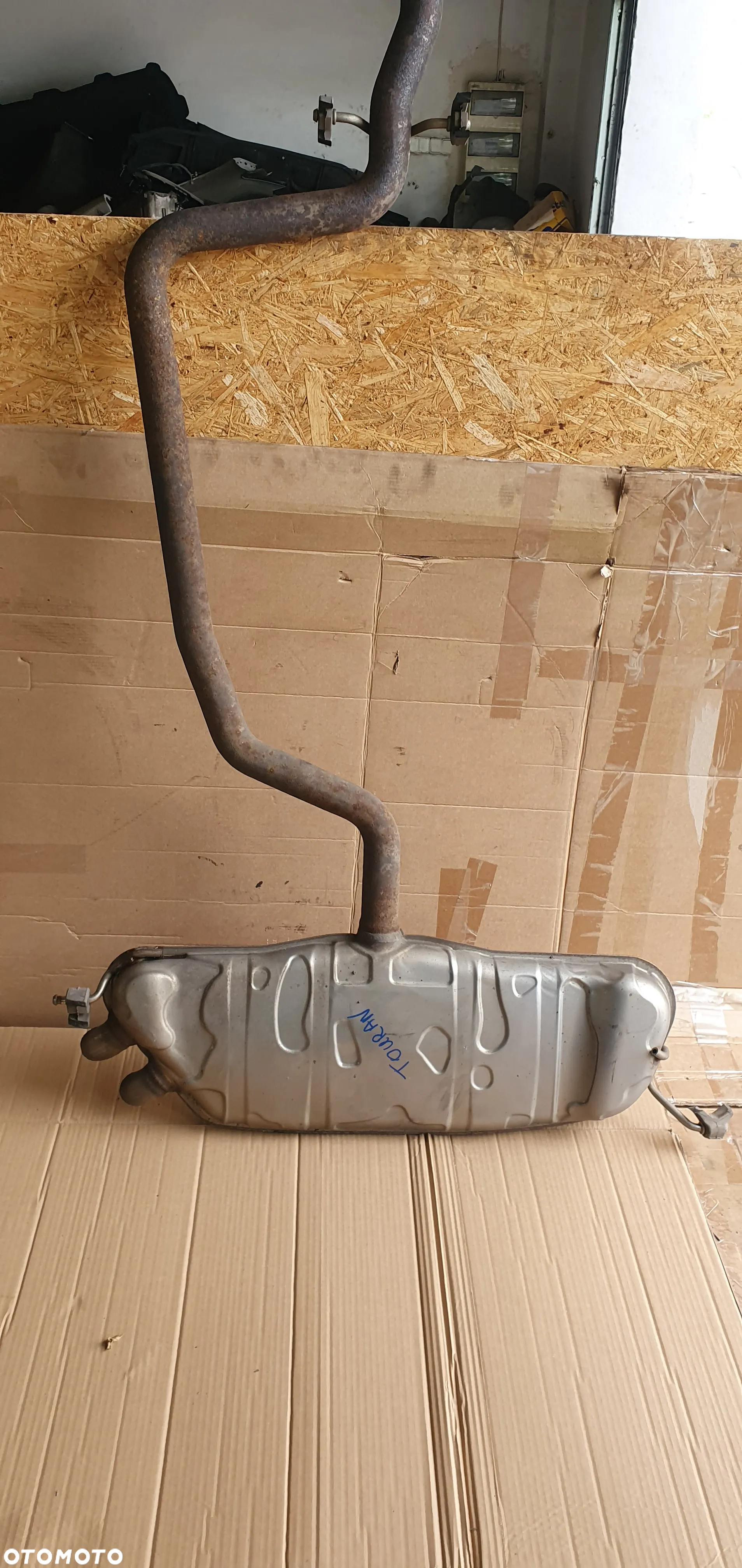 Tłumik końcowy wydech rura VW Touran 1.9 TDI 1K0253211C 1K0253611C - 4