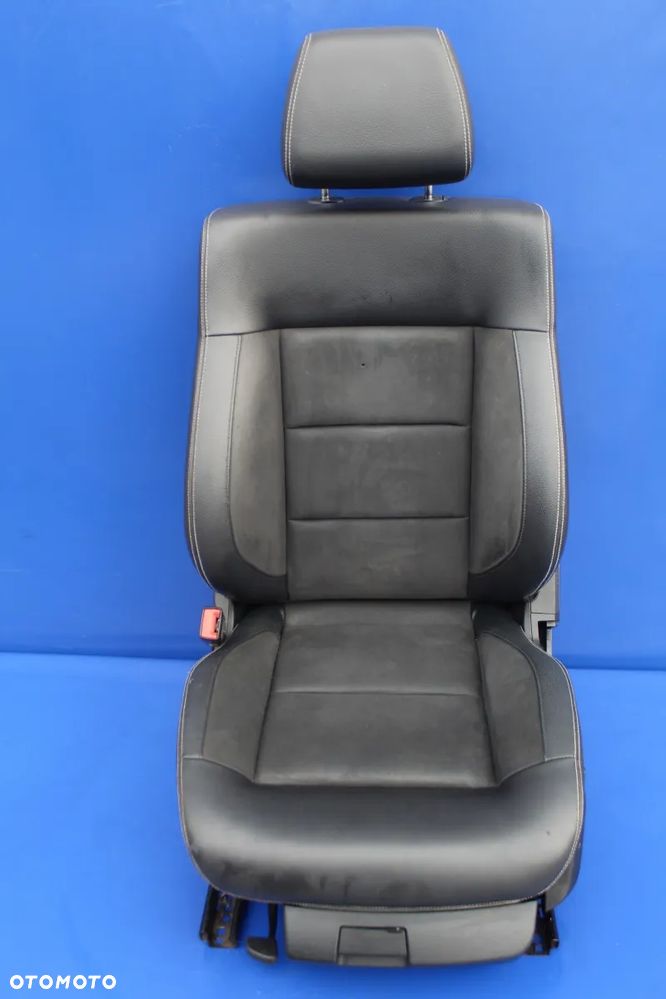 Fotel kierowcy lewy skóra + alcantara wersja sport OE Mercedes E-klasa W212 Lift 2014r - 4
