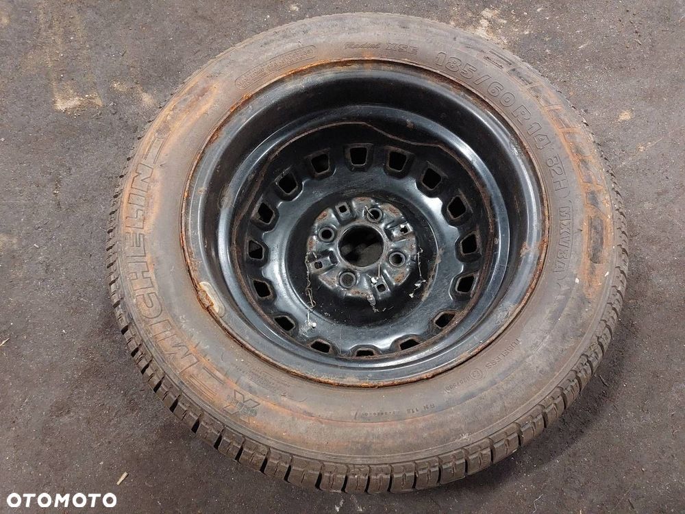 KOŁO FELGA OPONA ZAPAS 4x100 5,5Jx14 FI54,1 185/60R14 MICHELIN TOYOTA - 6