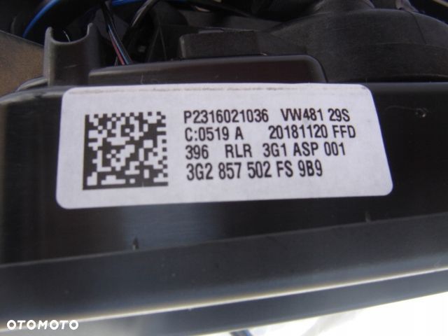 VW PASSAT B8 LUSTERKO ZEW NOWE 3G2857502 FS - 3