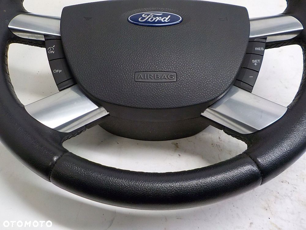 FORD FOCUS II MK2 LIFT FL KIEROWNICA SKÓRA MULTI AIRBAG PODUSZKA KIEROWCY - 11