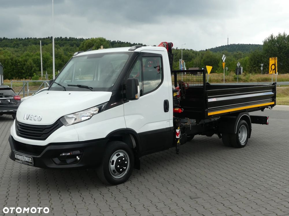 Iveco DAILY 50C16 / WYWROTKA + HDS FASSI F40 / 3- STR KIPER / - 4