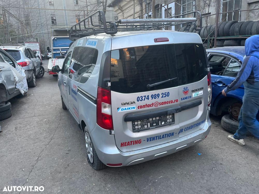 Usa stanga spate batanta Dacia Dokker 2012-2022 gri inchis model cu geam - 5