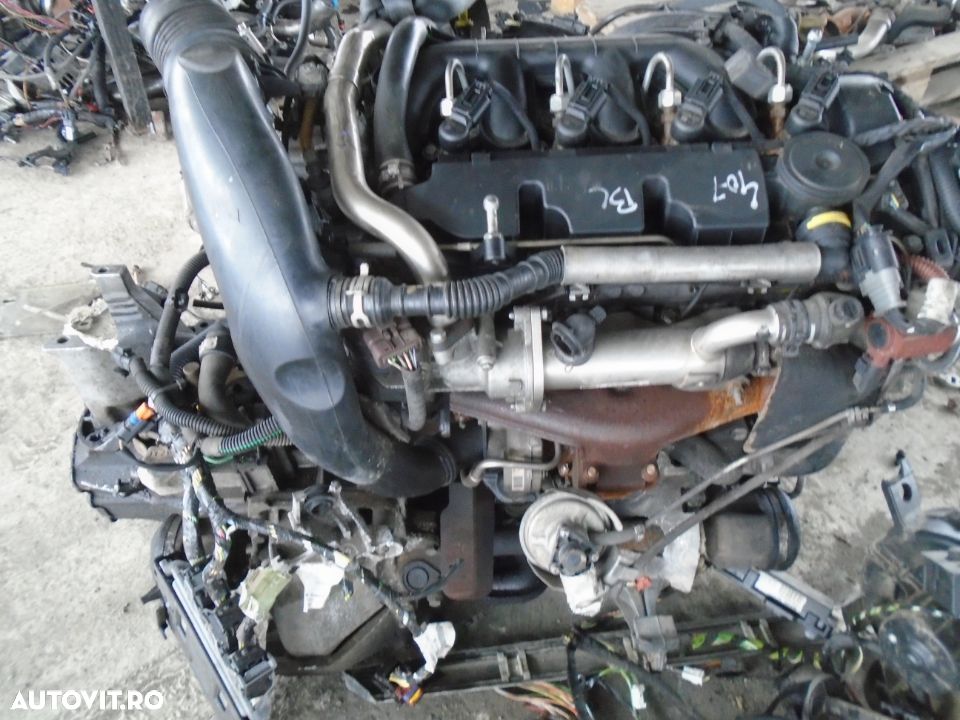 Motor Peugeot 407 2.0 HDI RHR din 2005 fara anexe - 1