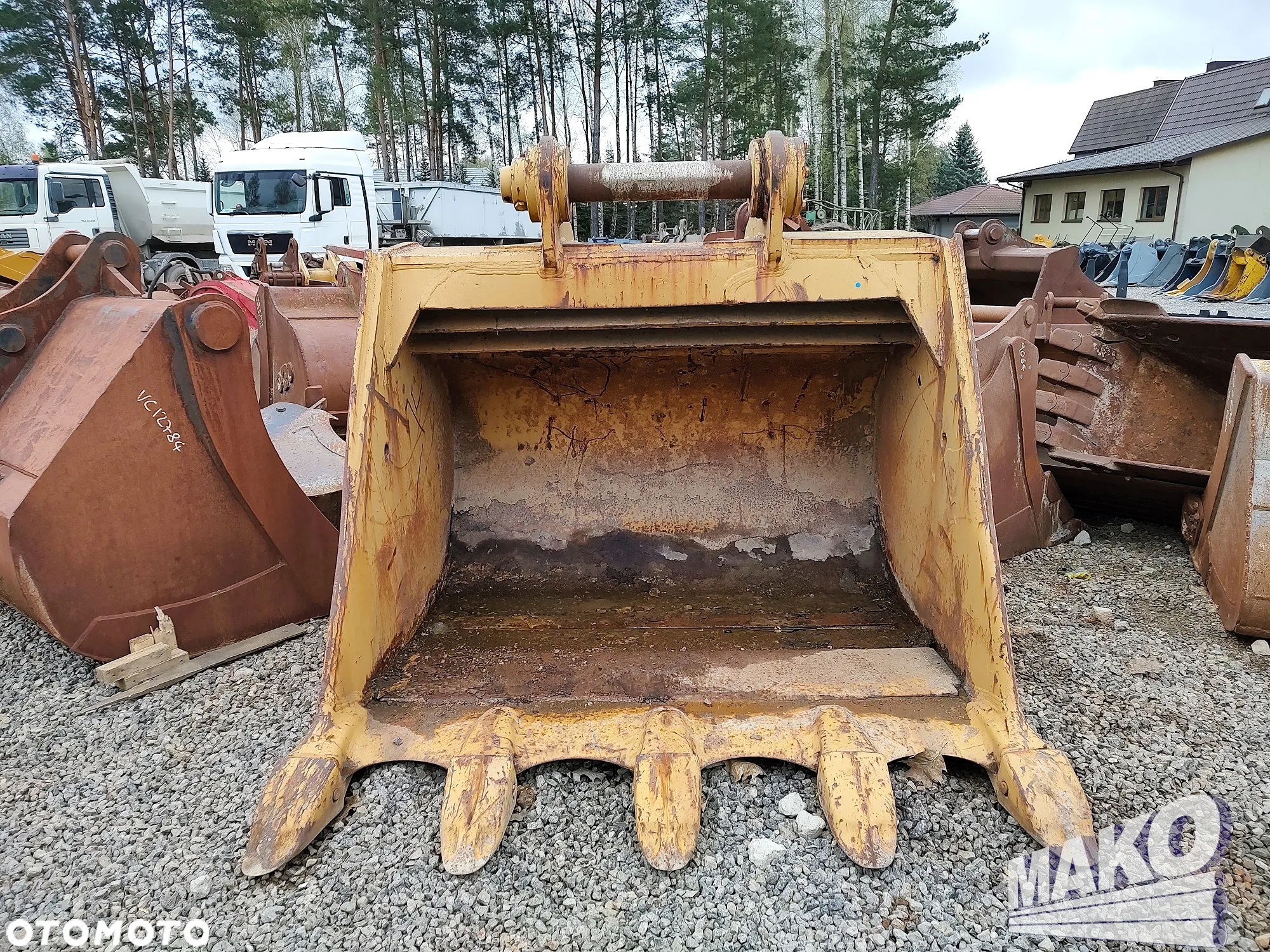 Łyżka CAT 200cm do koparki 60 ton fi 130 110 - 2