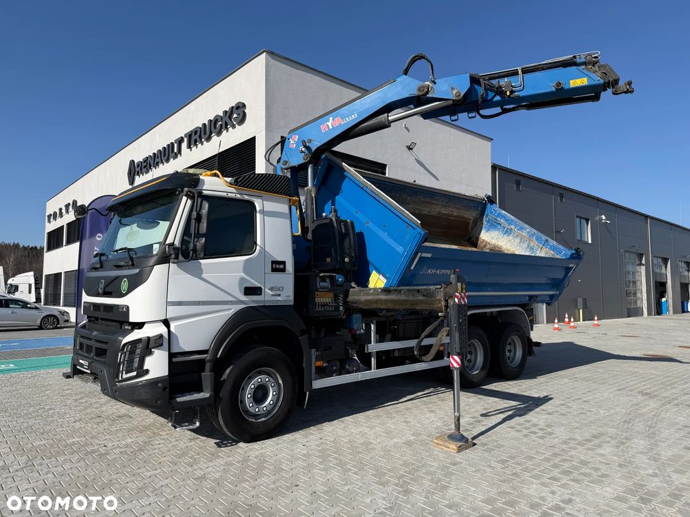 Volvo FMX 450 6x4 HDS Hyva HB-210 KH-KIPPER 3-str Hydroburta - 1