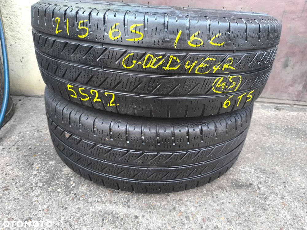 215/65R16C 16 C 109/107T Opony Całoroczne Wielosezonowe GOODYEAR VECTOR 4SEASONS CARGO 5,5mm Legnica ALU-RAD 22r. 215/65 - 1