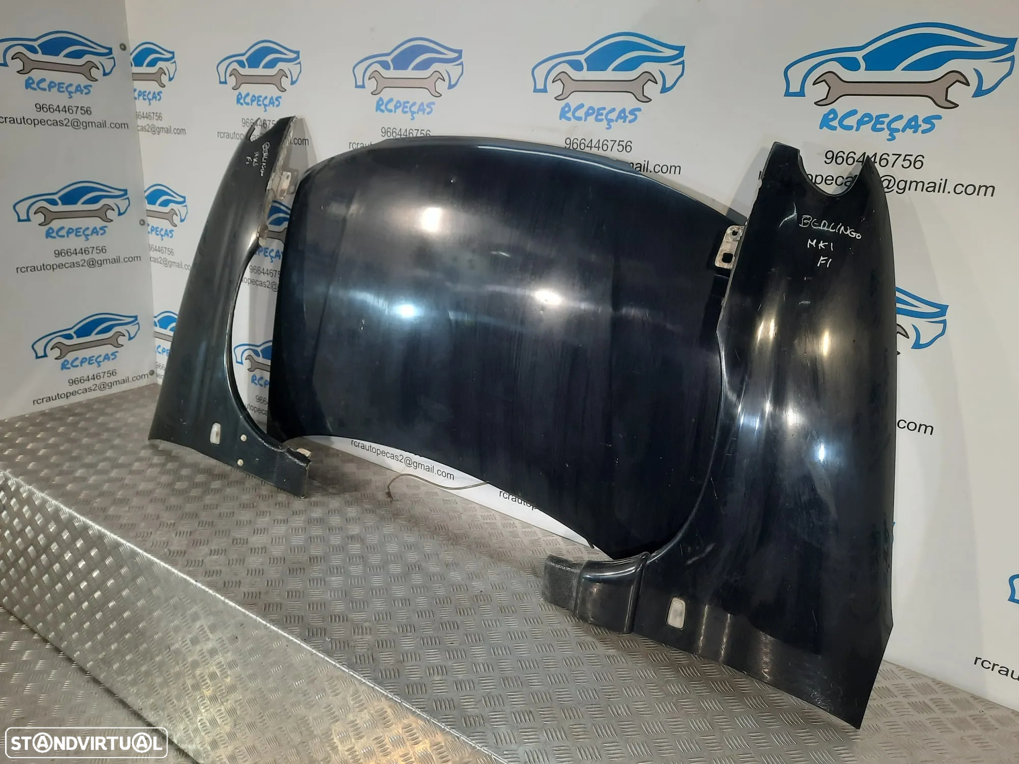 FRENTE COMPLETA CITROEN BERLINGO I 1 MK1 CAPOT PARACHOQUES GUARDA-LAMAS OTICAS RADIADOR VENTILADOR FRENTE FIBRA REFORÇO - 11