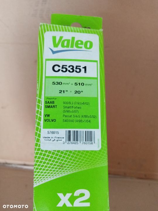 Wycieraczki pióra wycieraczek Valeo C5351 Compact 576015 - 2