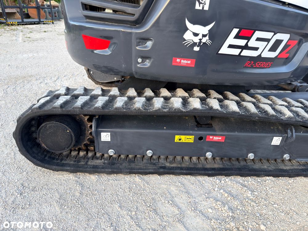 Bobcat Minikoparka Bobcat e50Z 5ton e55 e60 Cat 303.5 304  305 3xłyżki Ramię LOONG dodatkowe linie hydr wyjścia AUX1 + 2 przeciw waga MAX-dociążenie gąsienice 85% od nowości 1 właściciel z Niemiec Auto IDLEE po serwisie Widły wiertnica grabie i inne za dopłatą Szybkozłącze hydr Miller łyżka przedsiębierna Pług  Kubota Takeuchi Jcb - 20