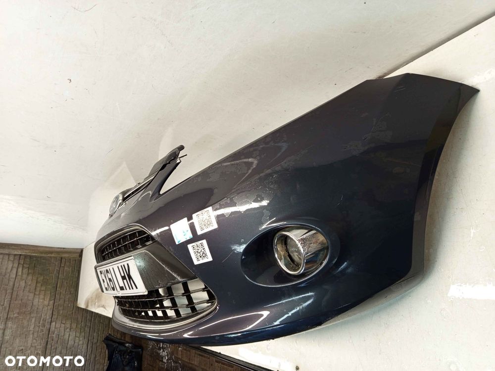 + ZDERZAK PRZÓD PRZEDNI FORD FIESTA MK.7 7 VII F0 SZARY GRAFITOWY HALOGENY - 3