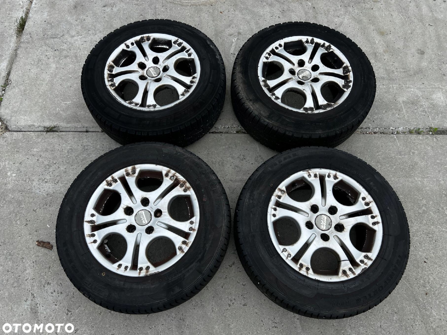 KOŁA FELGI OPONY ZIMOWE LETNIE VW VOLKSWAGEN TRANSPORTER T4 195/70 R15 - 1