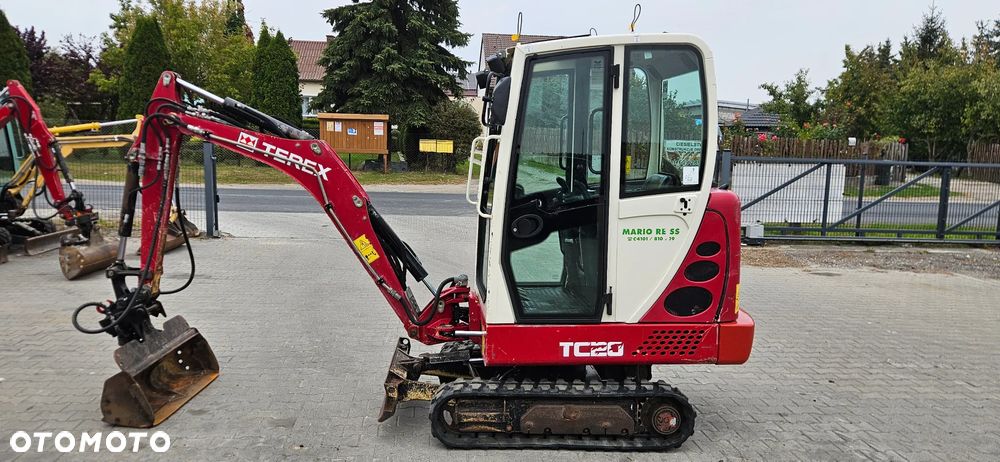 Terex TC 20 poszerzane gąsienice 2 łyżki z Niemiec