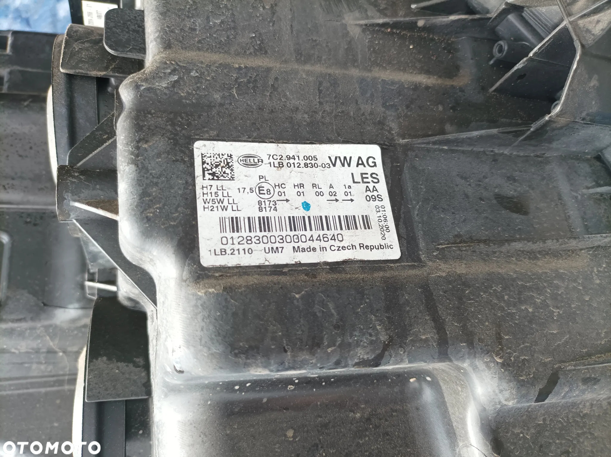 Vw Crafter reflektor prawy lewy przód 7C2941005 7C2941006 - 5